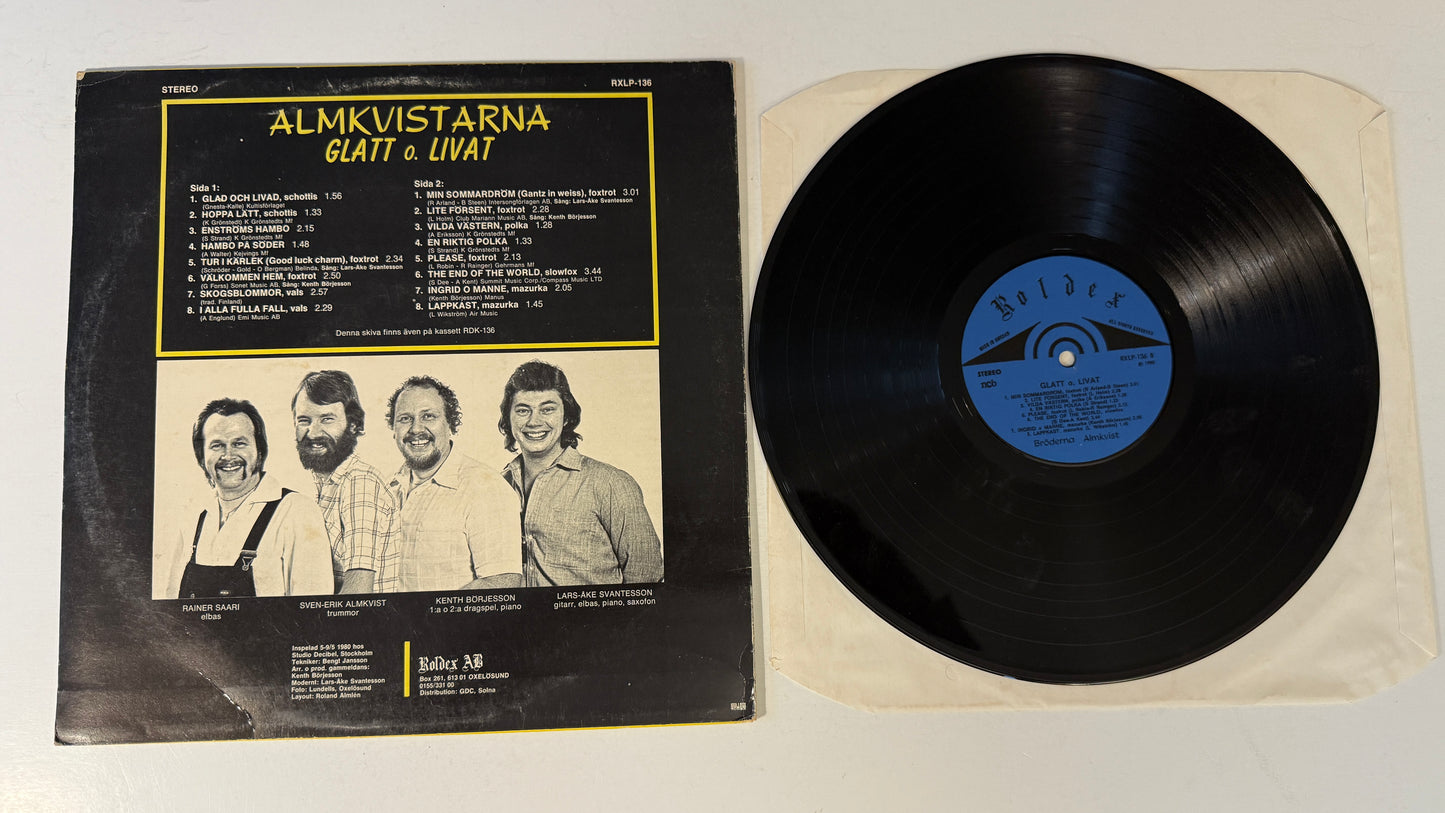 Bröderna Almkvist Glatt O Livat Used Vinyl LP VG+\VG