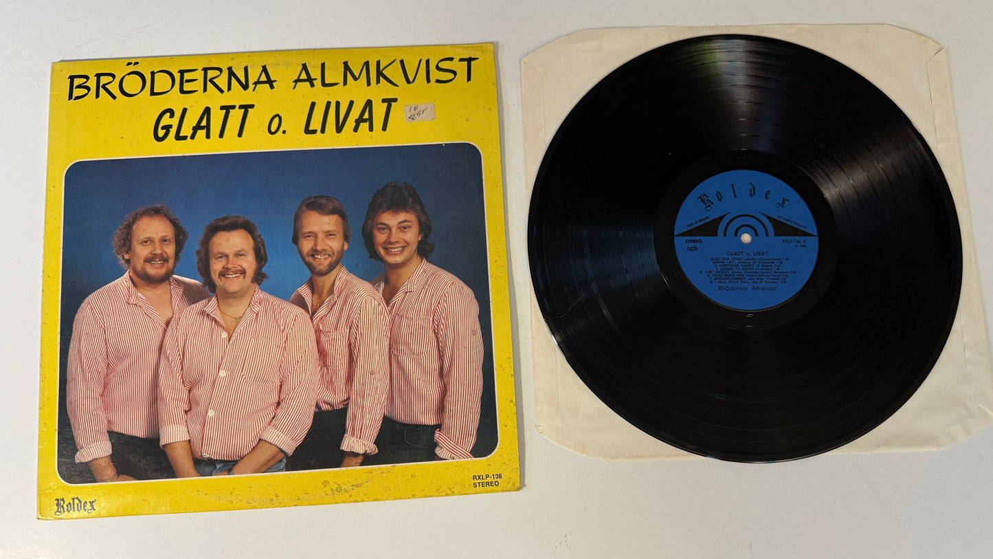 Bröderna Almkvist Glatt O Livat Used Vinyl LP VG+\VG