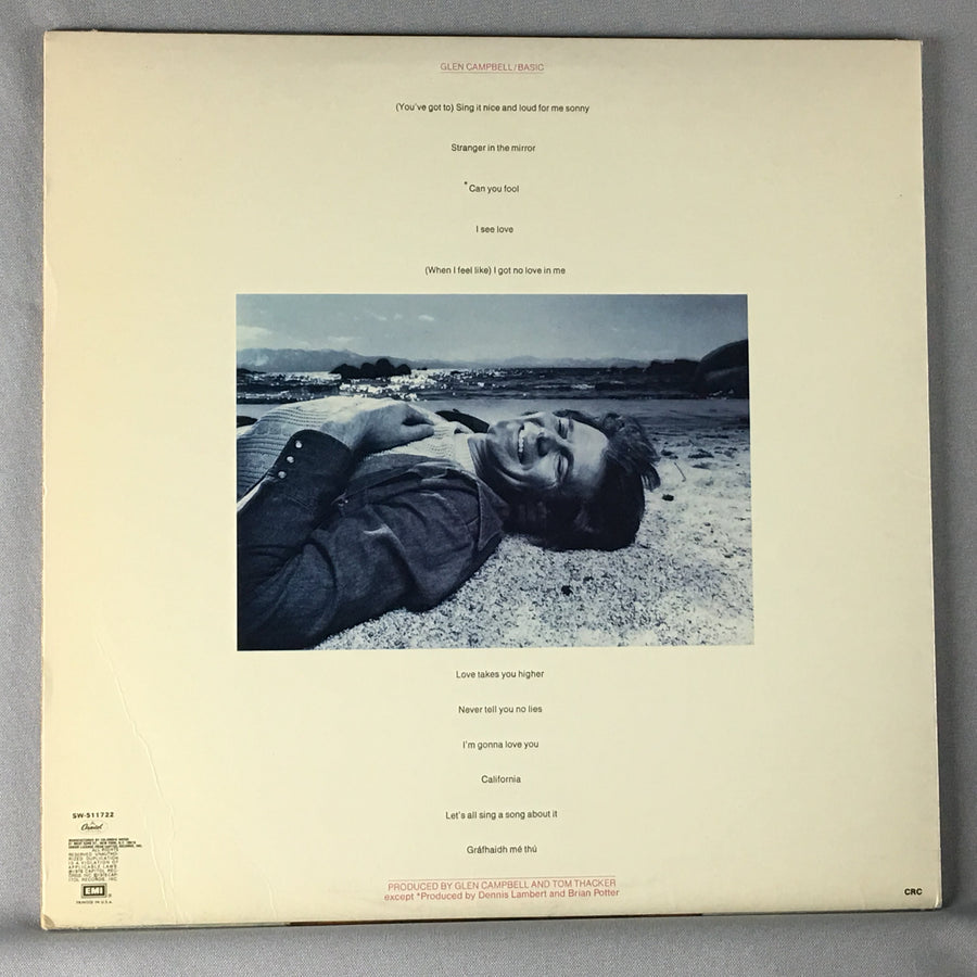 Glen Campbell ‎ Basic Orig Press Used Vinyl LP VG\VG