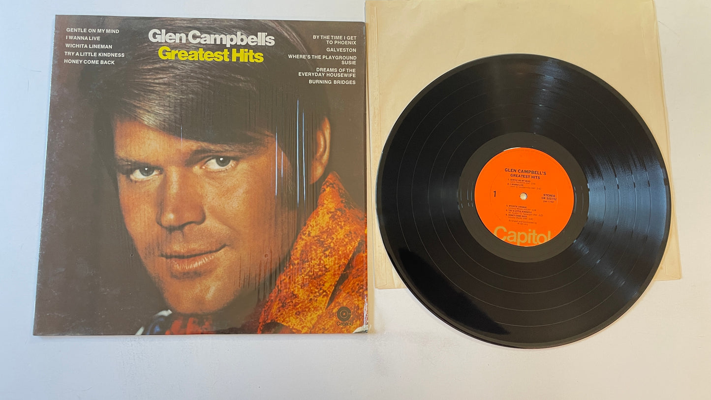 Glen Campbell Glen Campbell's Greatest Hits Used Vinyl LP VG+\VG+