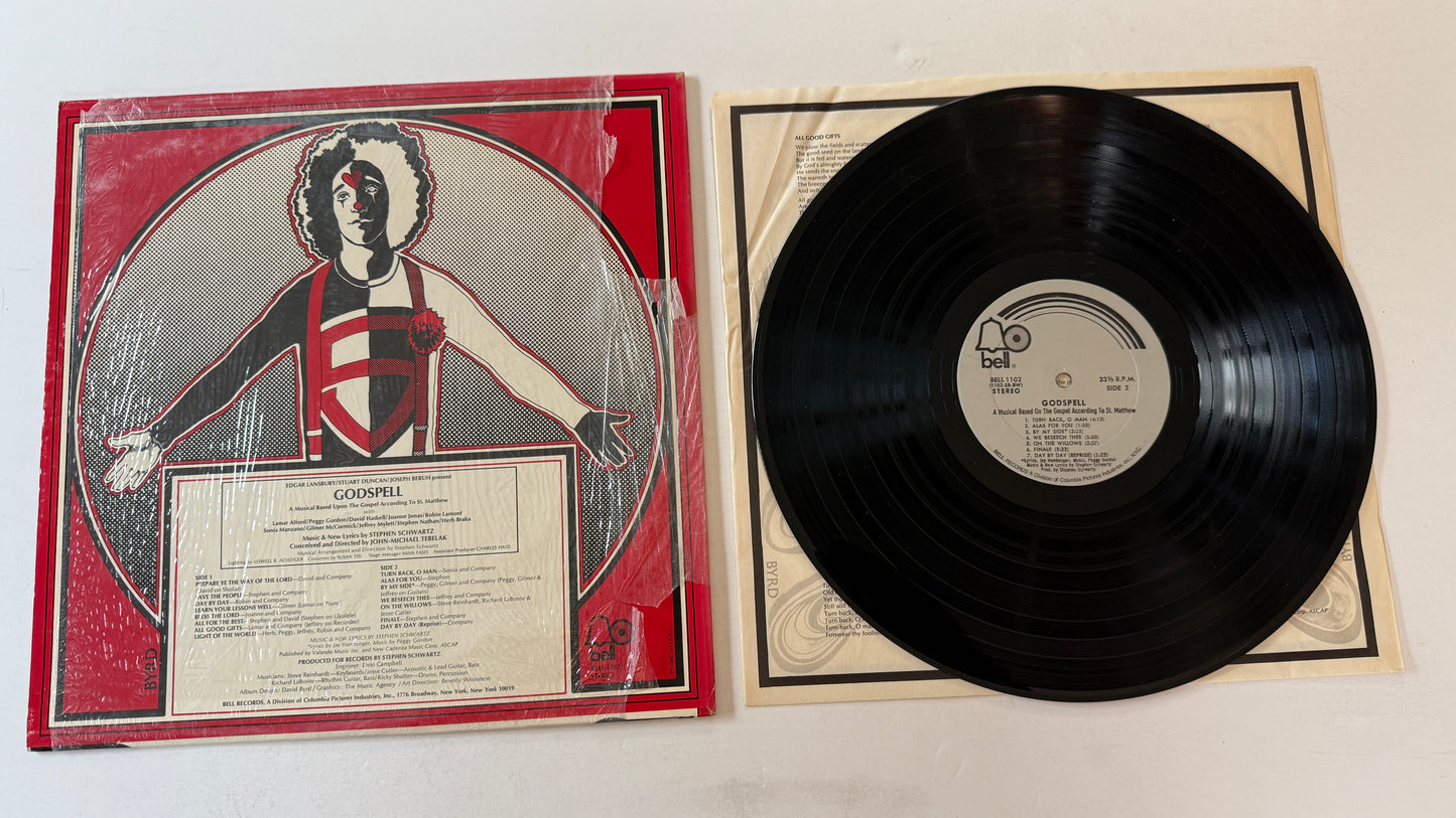 "Godspell" Original Cast Godspell Used Vinyl LP VG+\VG+