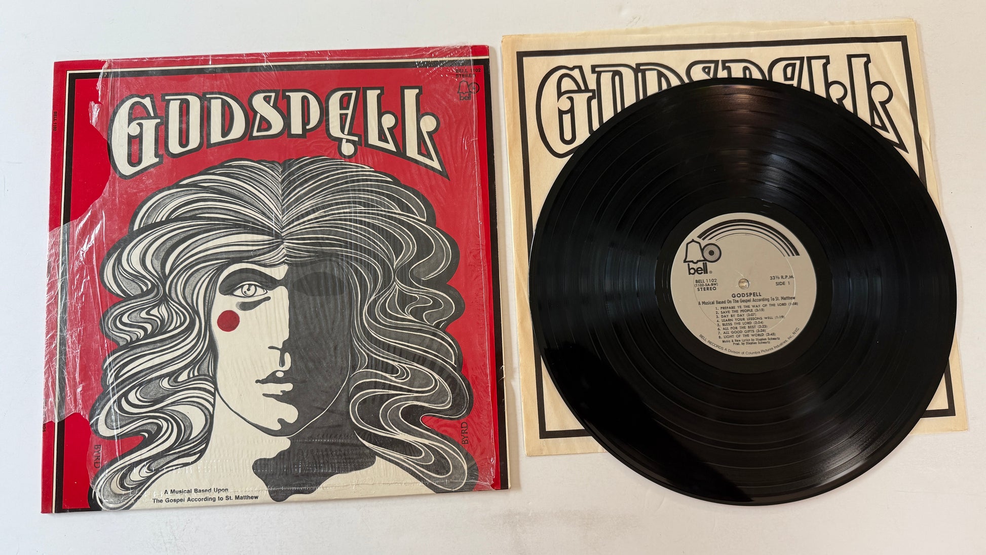 "Godspell" Original Cast Godspell Used Vinyl LP VG+\VG+