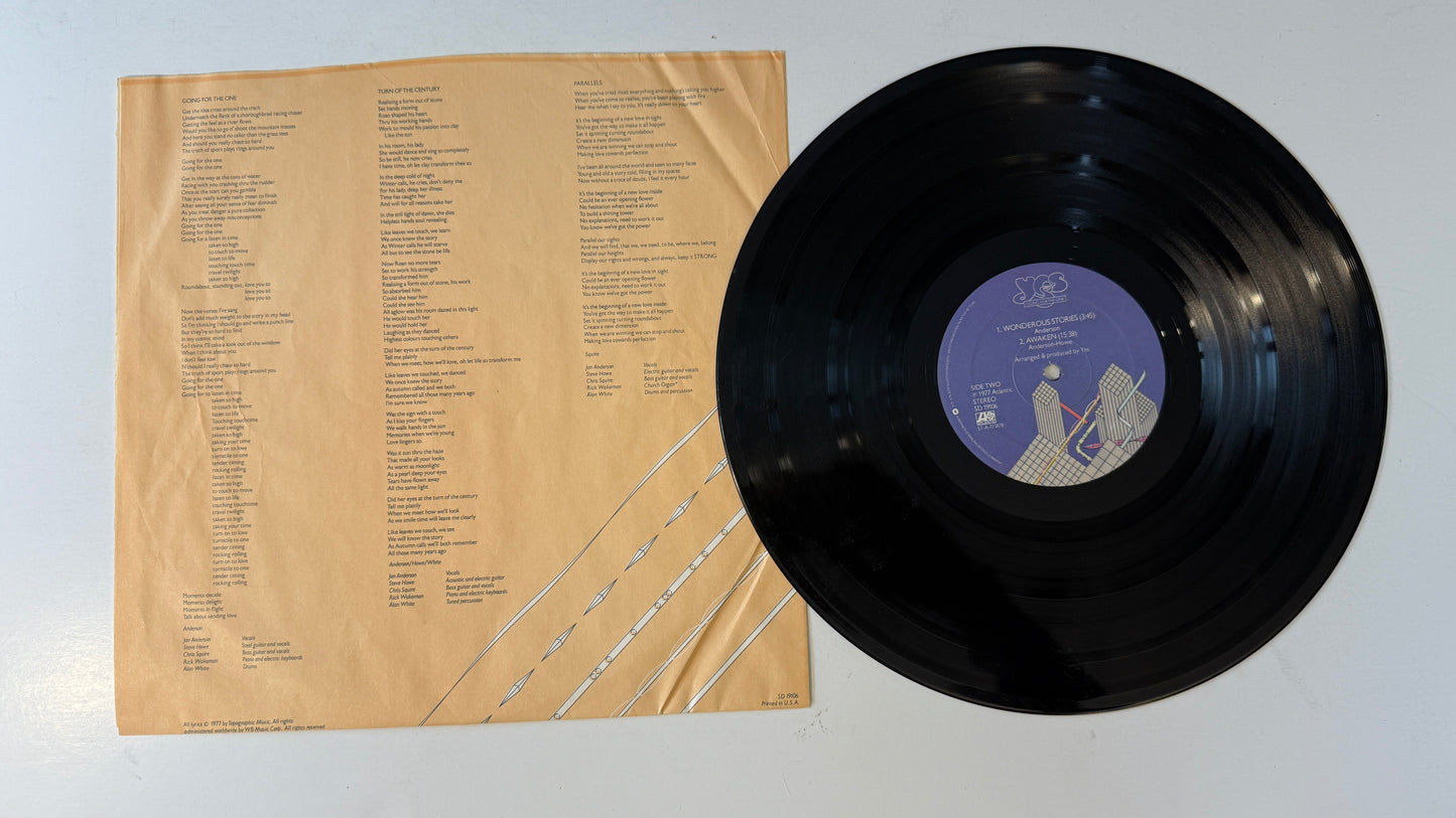 Yes Going For The One Used Vinyl LP VG+\VG+