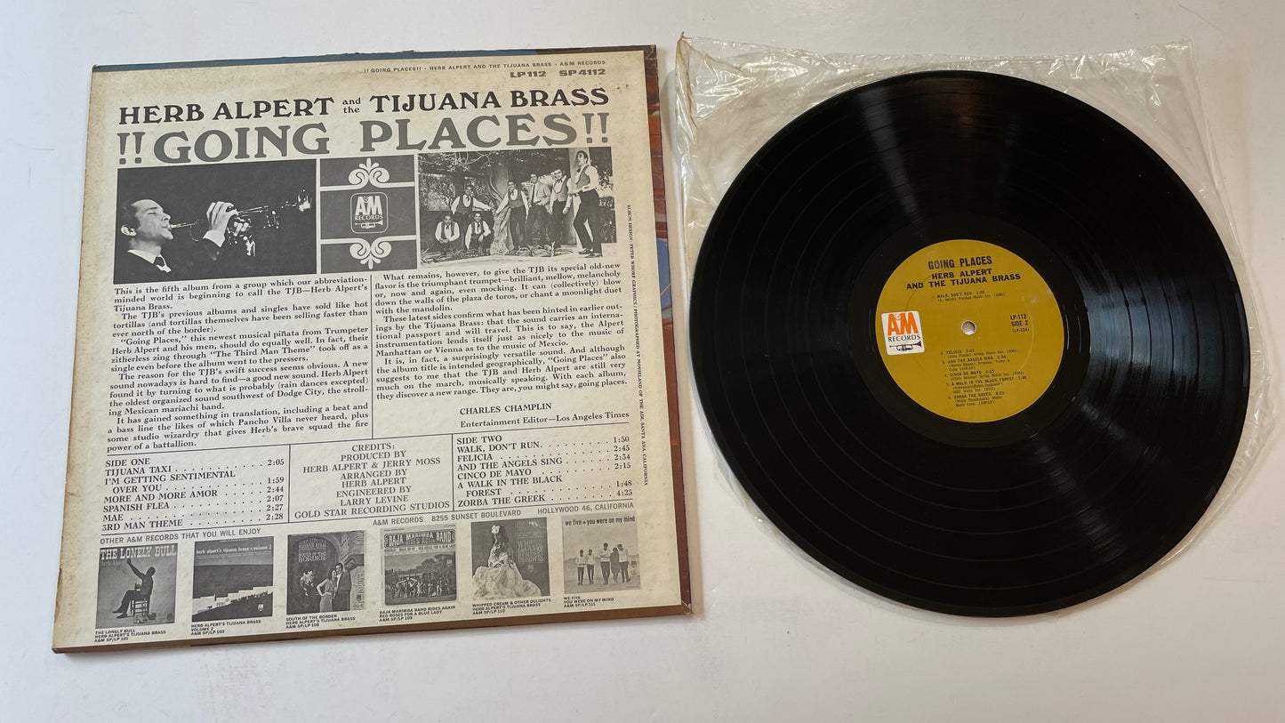 Herb Alpert & The Tijuana Brass !!Going Places!! Used Vinyl LP VG+\VG+