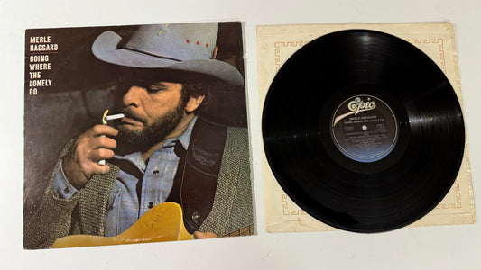 Merle Haggard Going Where The Lonely Go Used Vinyl LP VG+\G+