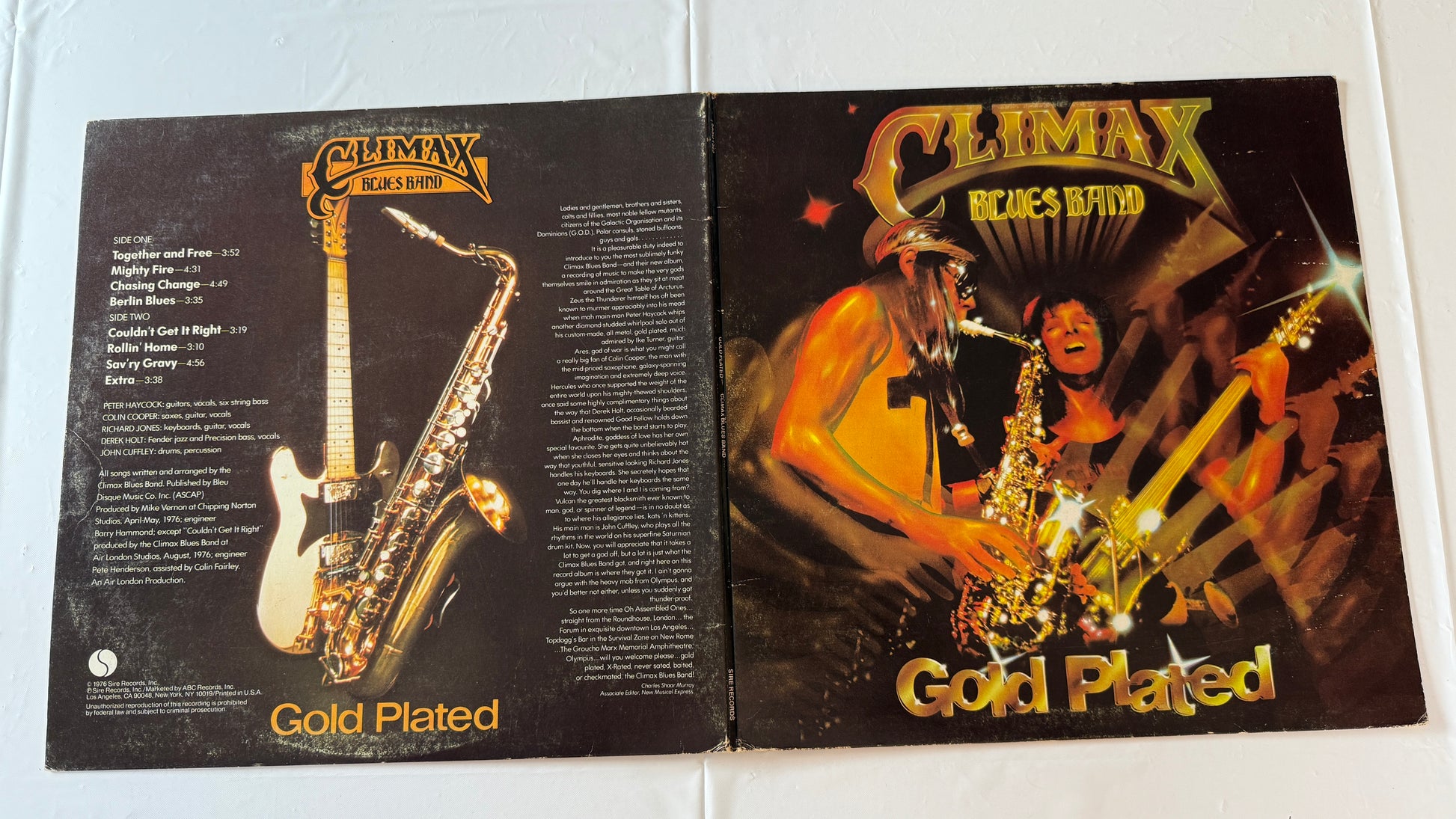 Climax Blues Band Gold Plated Used Vinyl LP VG+\VG