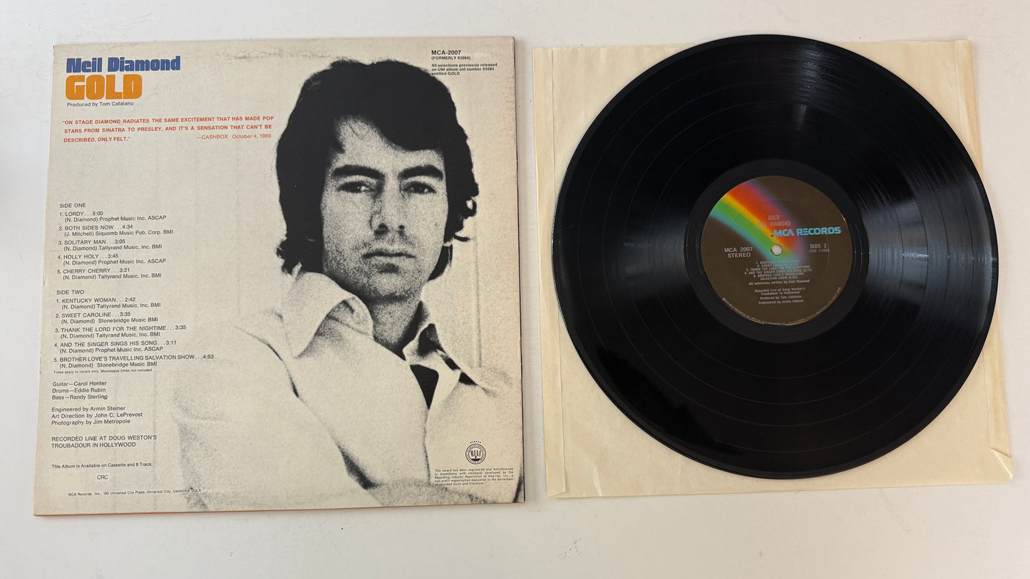 Neil Diamond Gold Used Vinyl LP VG+\VG+