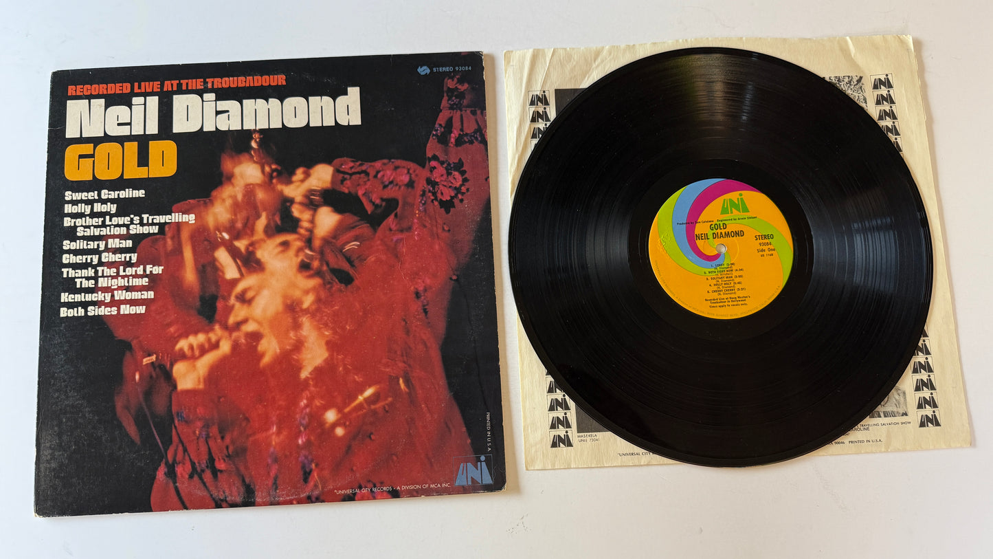 Neil Diamond Gold Used Vinyl LP VG+\VG