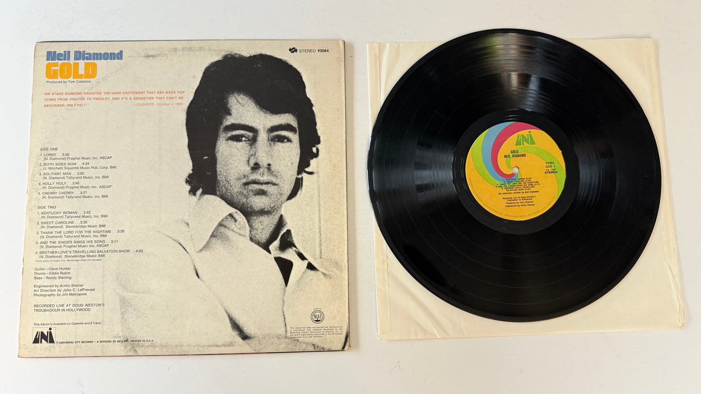 Neil Diamond Gold Used Vinyl LP VG+\VG
