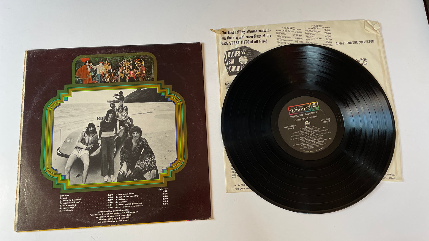 Three Dog Night Golden Bisquits Used Vinyl LP VG+\G+