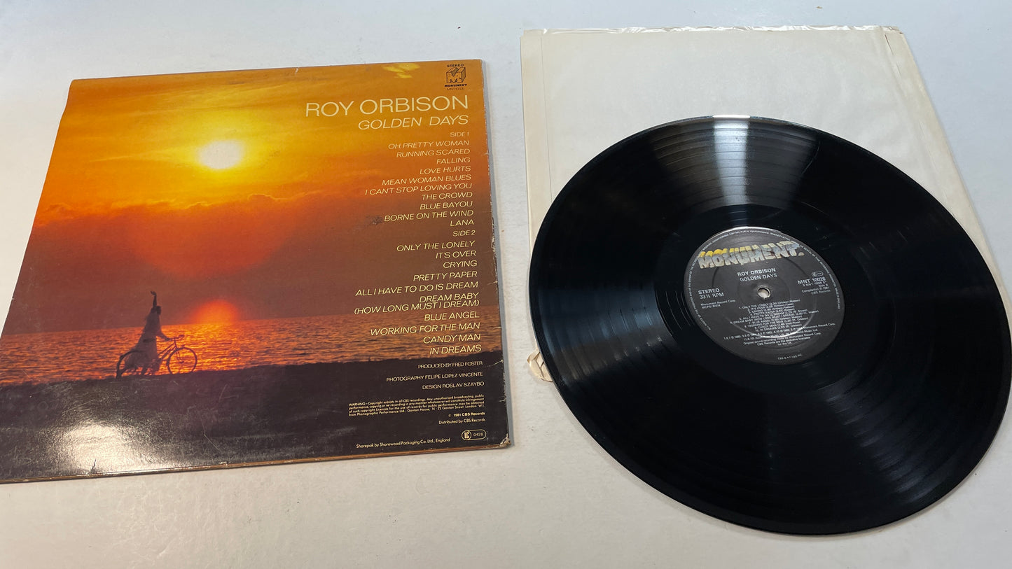 Roy Orbison Golden Days (The Collection Of 20 All-Time Greats) Used Vinyl LP VG+\G+