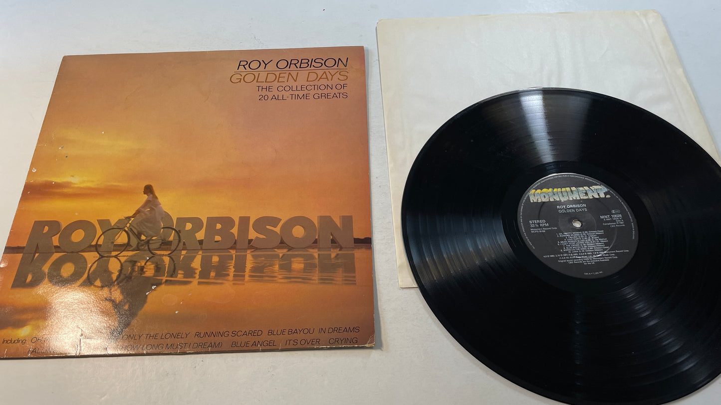 Roy Orbison Golden Days (The Collection Of 20 All-Time Greats) Used Vinyl LP VG+\G+