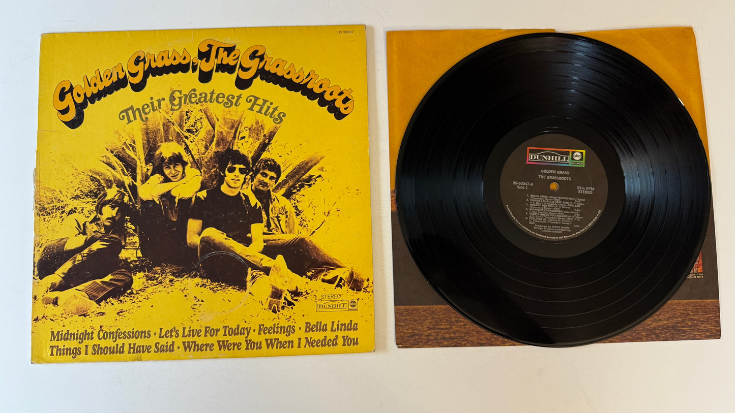 The Grass Roots Golden Grass: Their Greatest Hits Used Vinyl LP VG+\G+