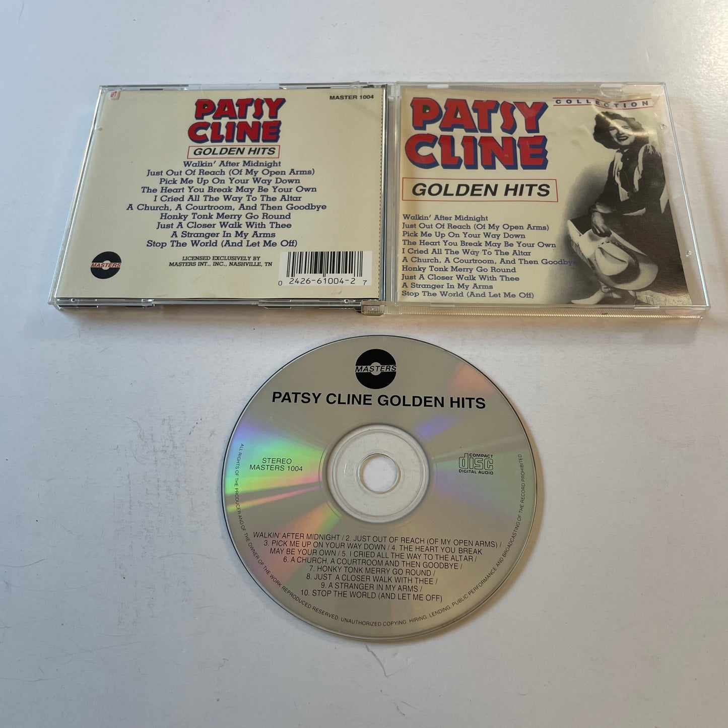 Patsy Cline Golden Hits Used CD VG+\VG+