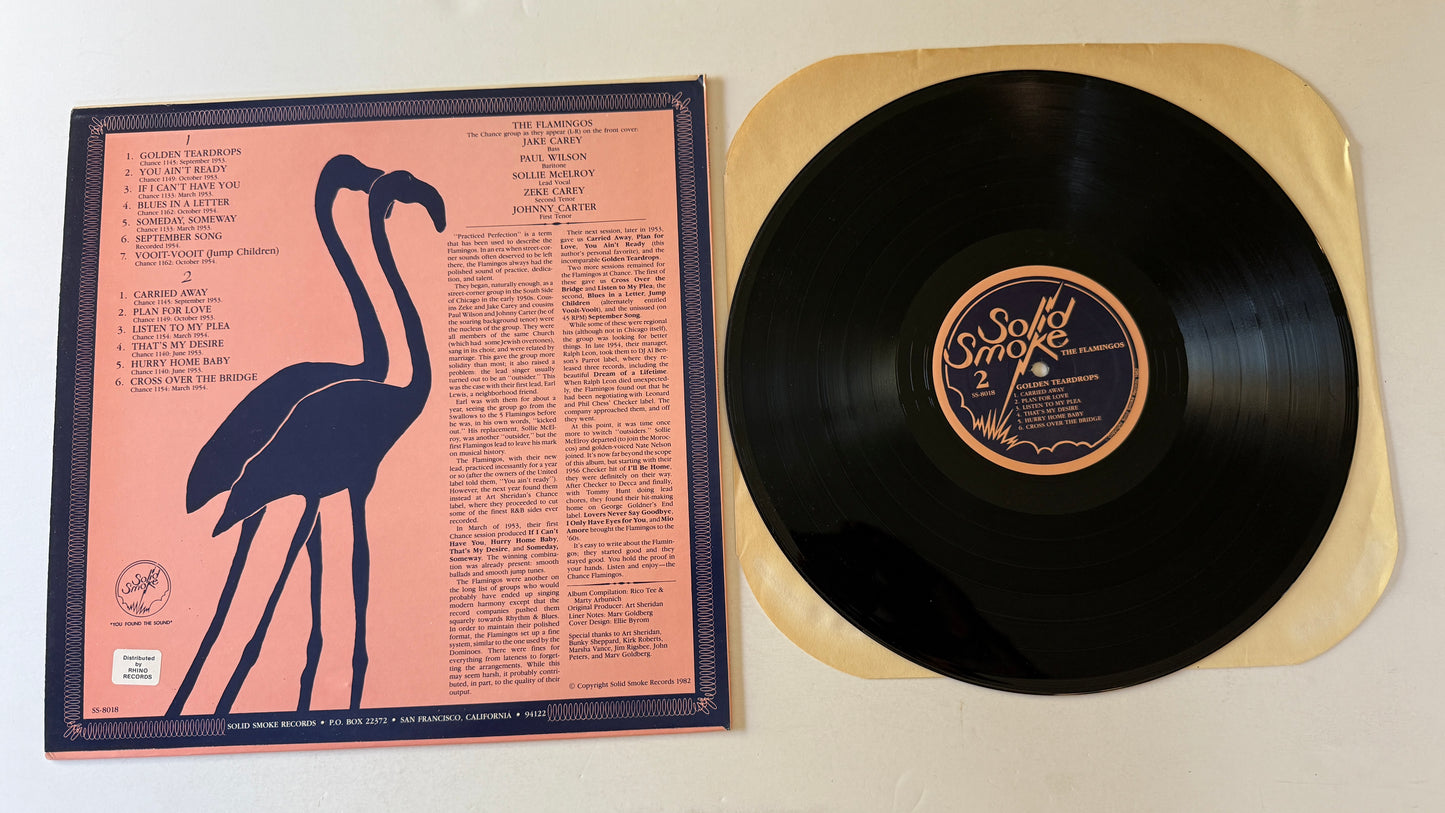 The Flamingos Golden Teardrops Used Vinyl LP VG+\VG+