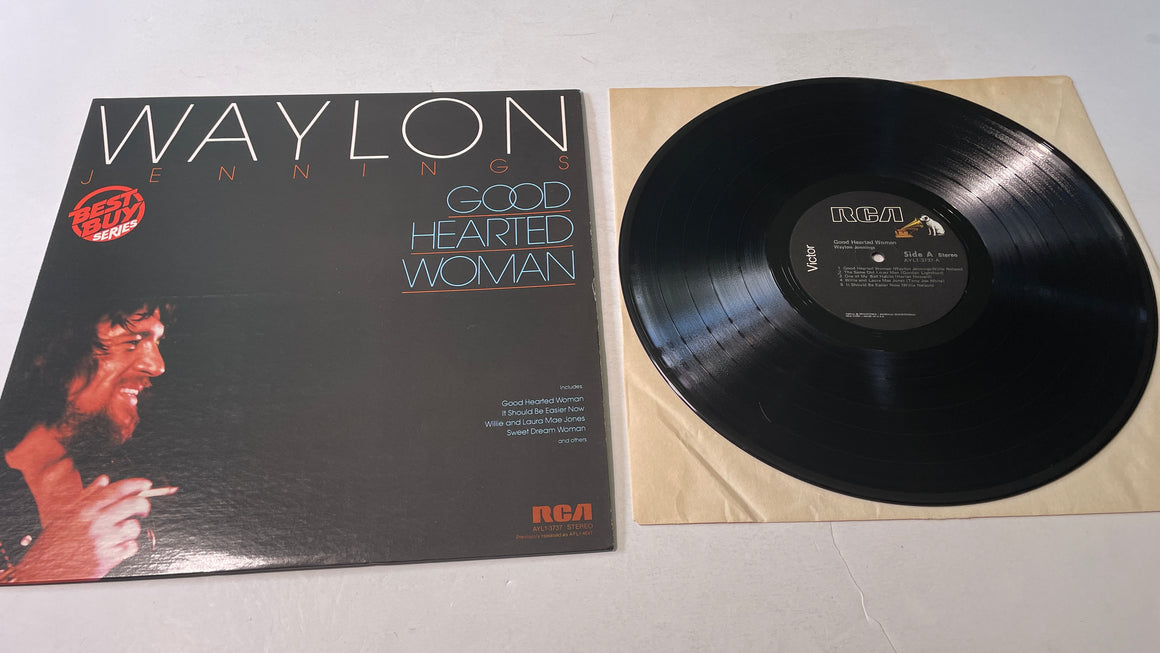Waylon Jennings Good Hearted Woman Used Vinyl LP VG+\VG+