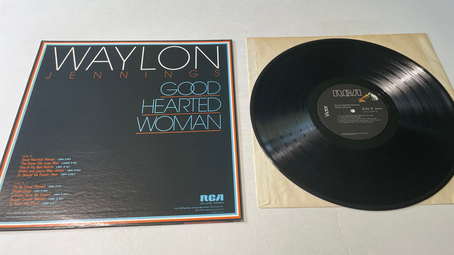 Waylon Jennings Good Hearted Woman Used Vinyl LP VG+\VG+