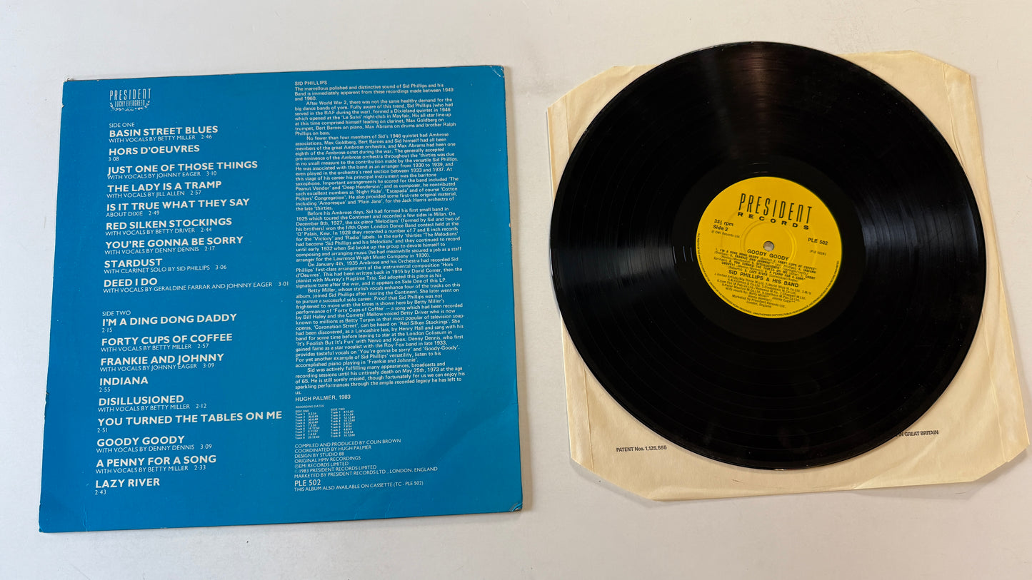 Sid Phillips Band Goody Goody Used Vinyl LP VG+\VG
