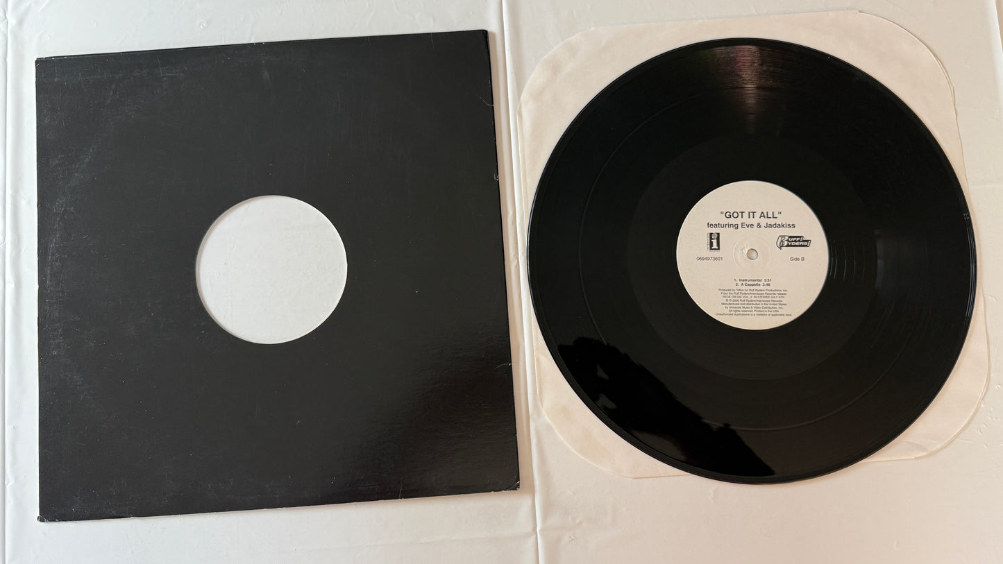 Ruff Ryders Got It All 12" Used Vinyl Single VG+\VG+