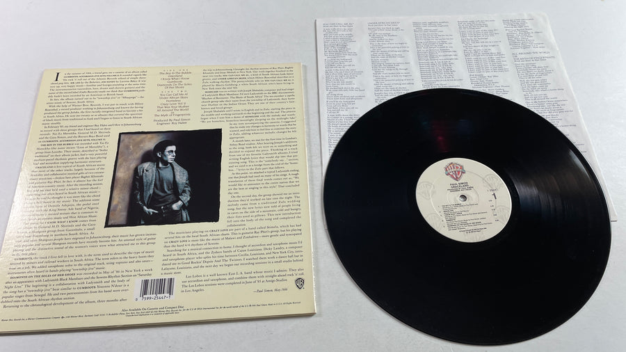 Paul Simon Graceland Used Vinyl LP VG+\VG+