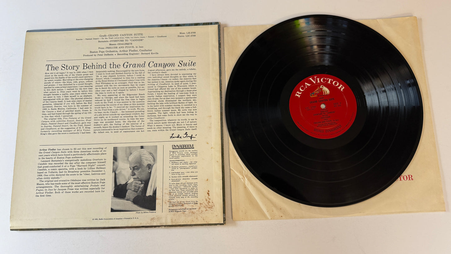 Ferde Grofé Grand Canyon Suite / Overture To "Candide" / Odalisque / Prelude And Fugue In Jazz Used Vinyl LP VG+\VG