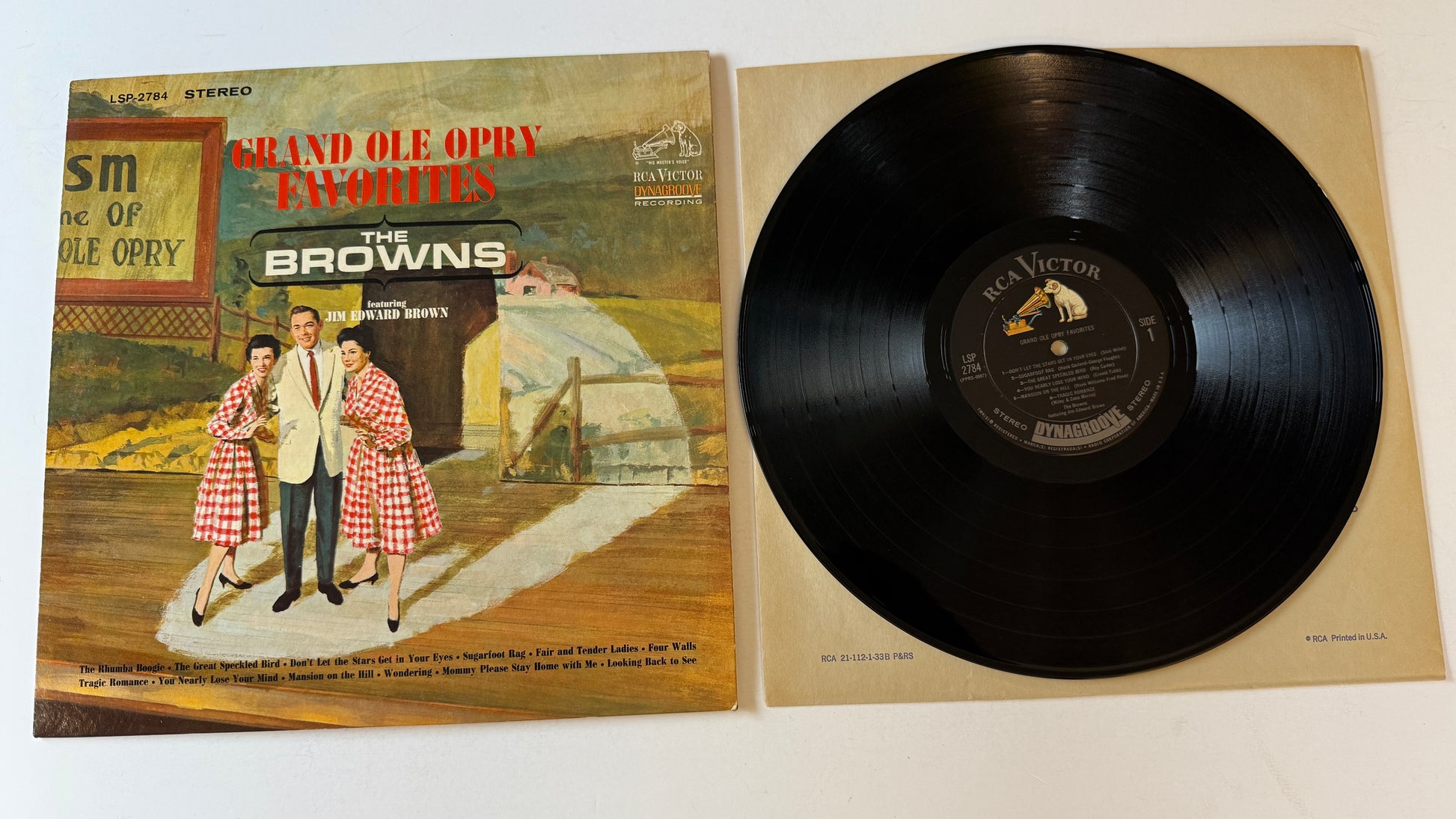 The Browns Grand Ole Opry Favorites Used Vinyl LP VG+\VG+
