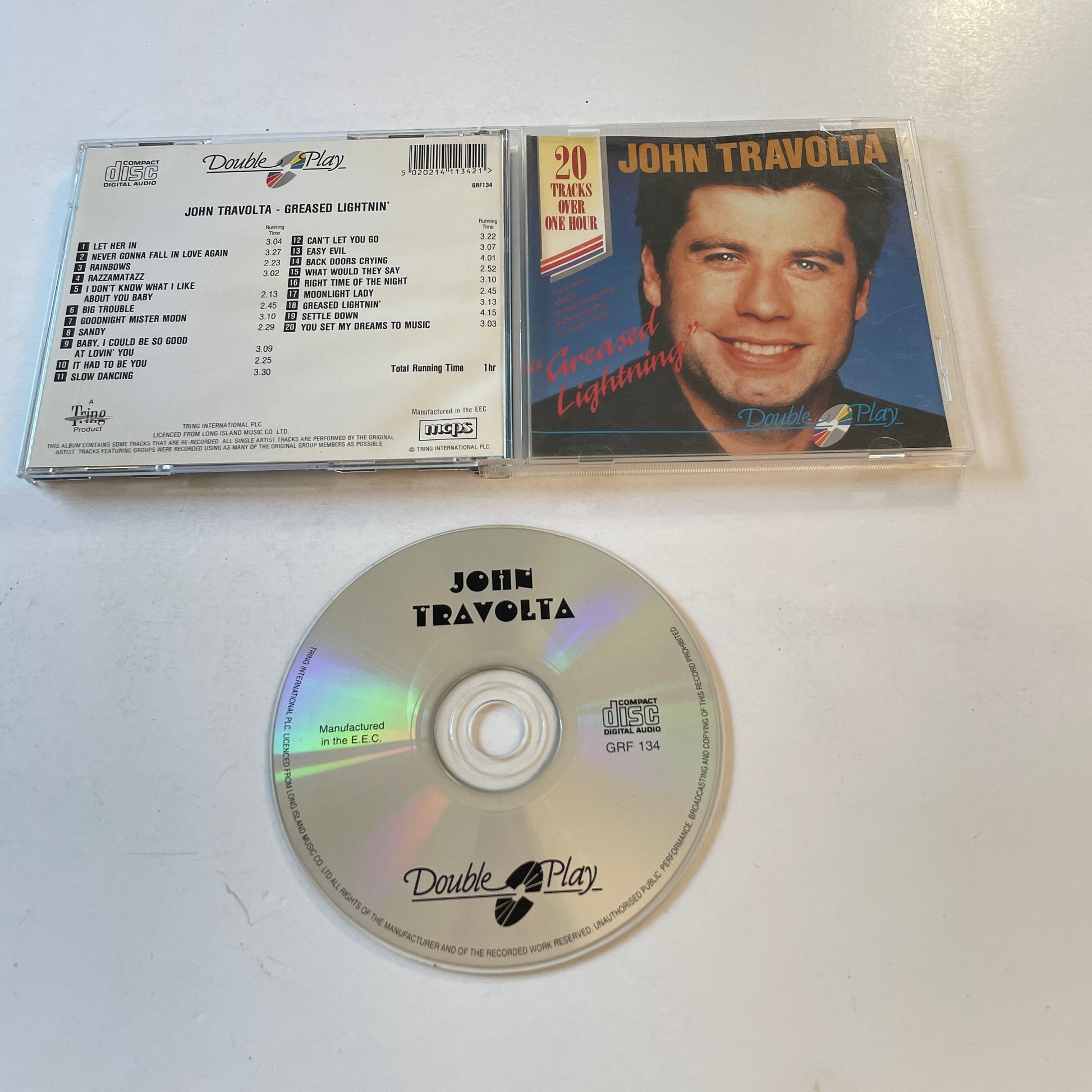John Travolta Greased Lightning Used CD VG\VG+