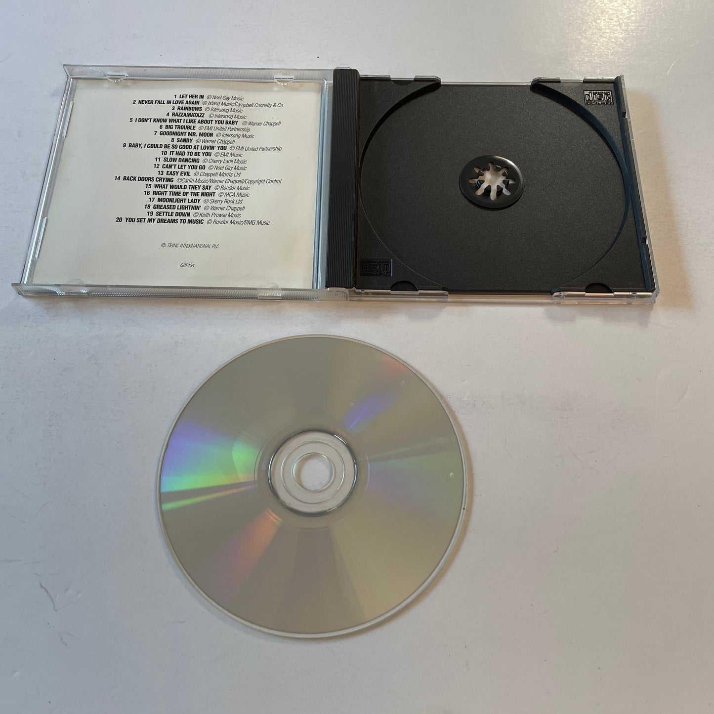 John Travolta Greased Lightning Used CD VG\VG+