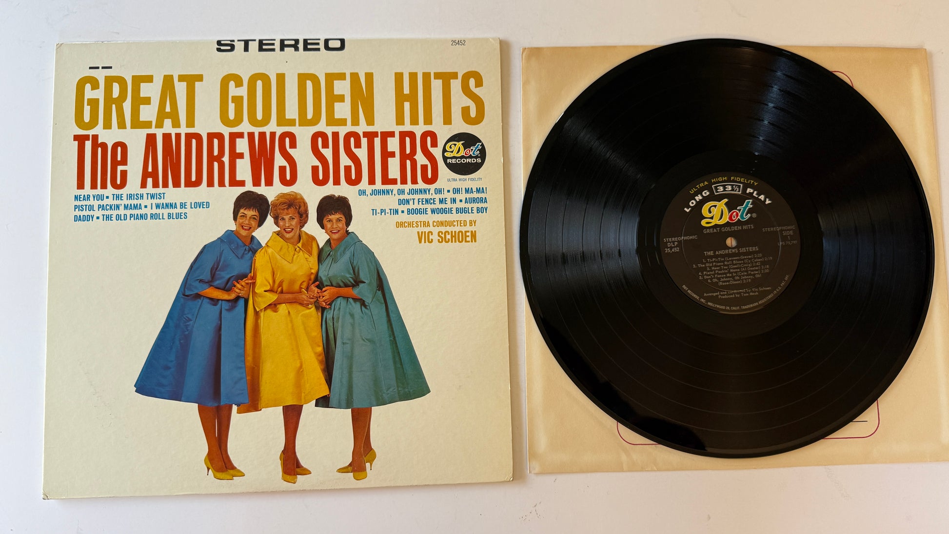 The Andrews Sisters Great Golden Hits Used Vinyl LP VG+\VG+