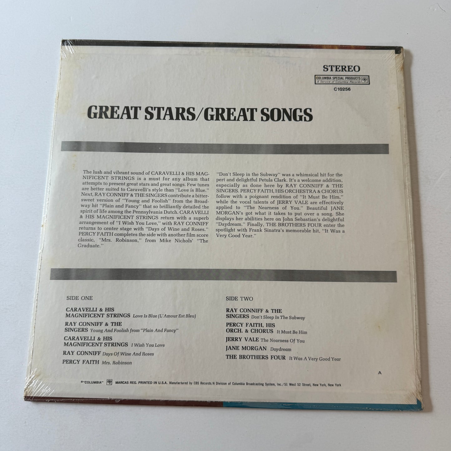 Various Great Stars/Great Songs Used Vinyl LP VG+\NM