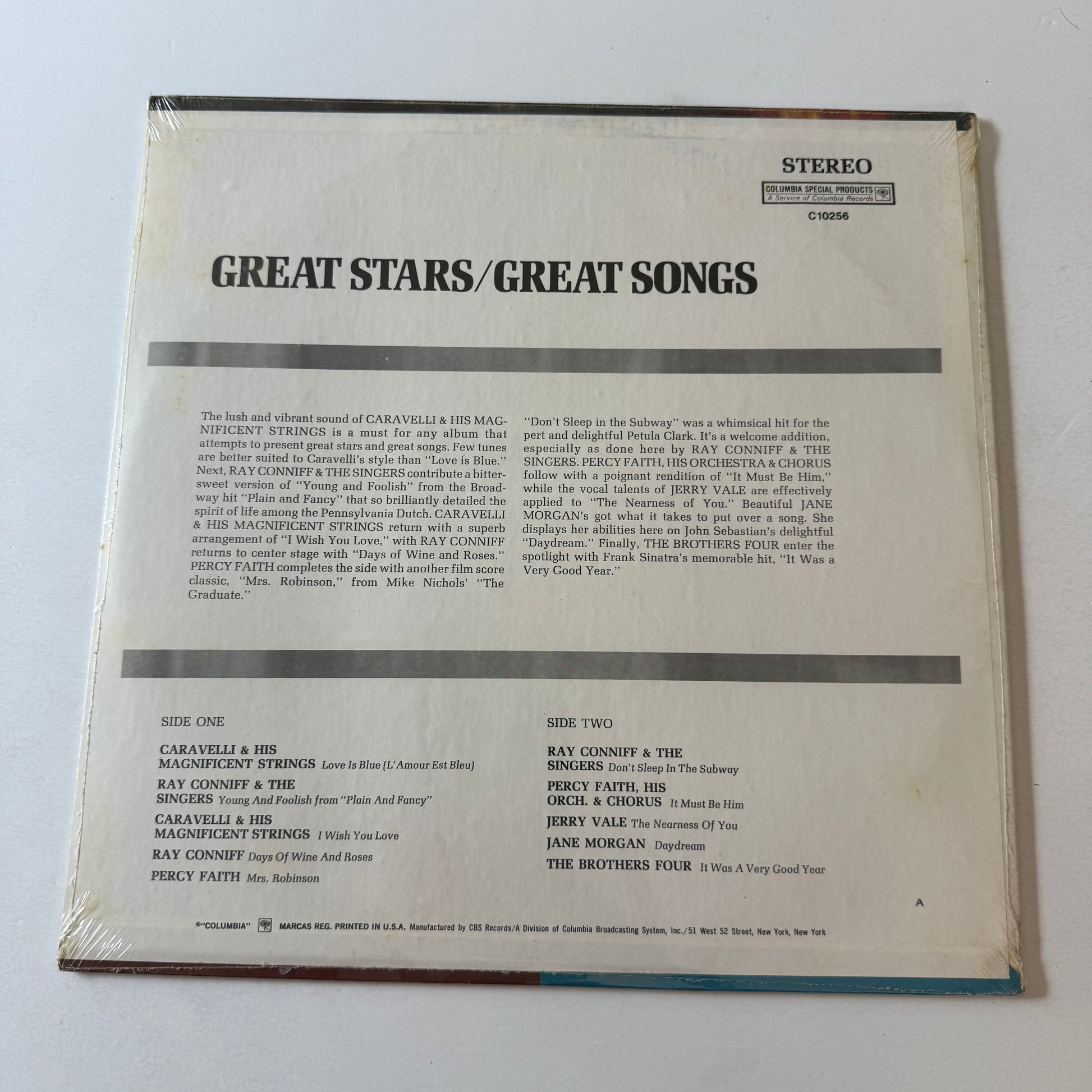 Various Great Stars/Great Songs Used Vinyl LP VG+\NM