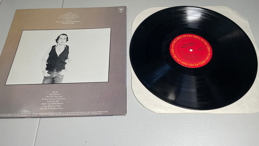Paul Simon Greatest Hits, Etc. Used Vinyl LP VG+\VG+