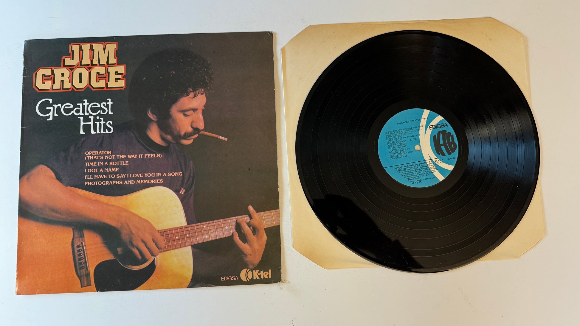 Jim Croce Greatest Hits Used Vinyl LP VG+\VG