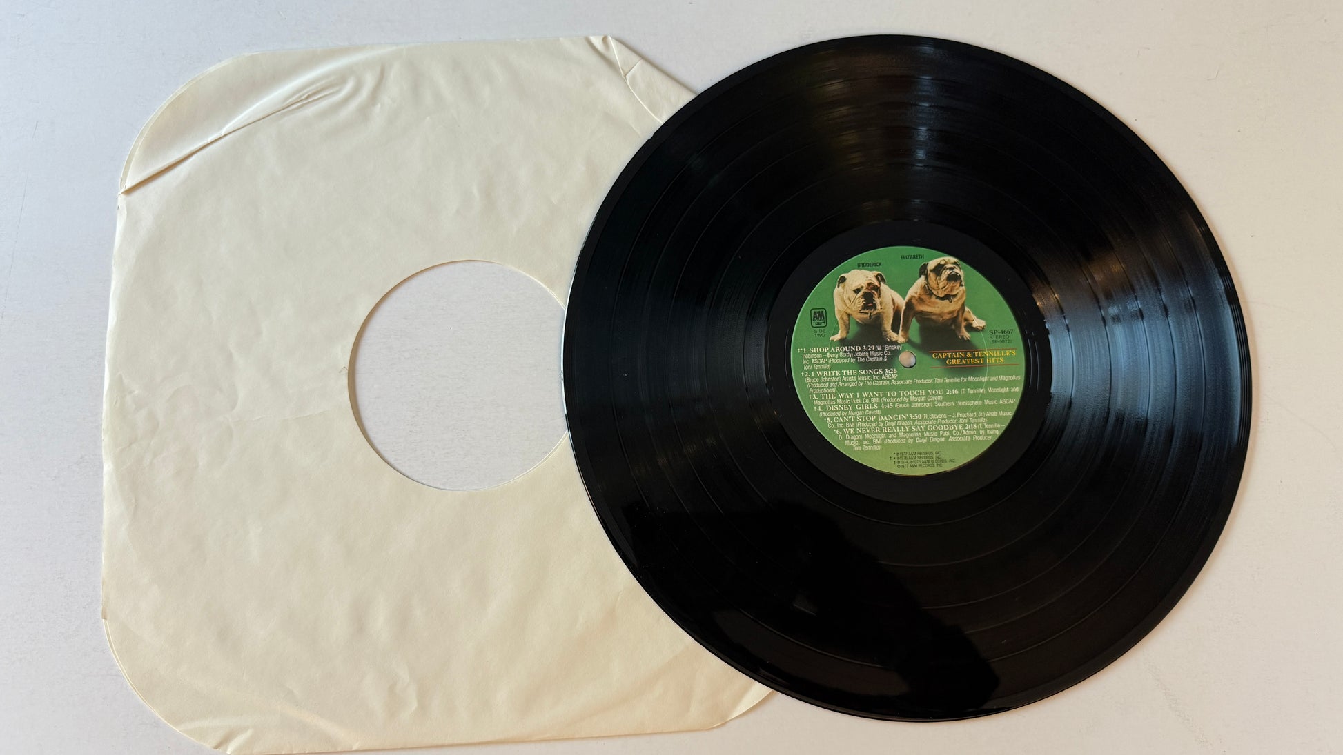 Captain And Tennille Greatest Hits Used Vinyl LP VG+\VG