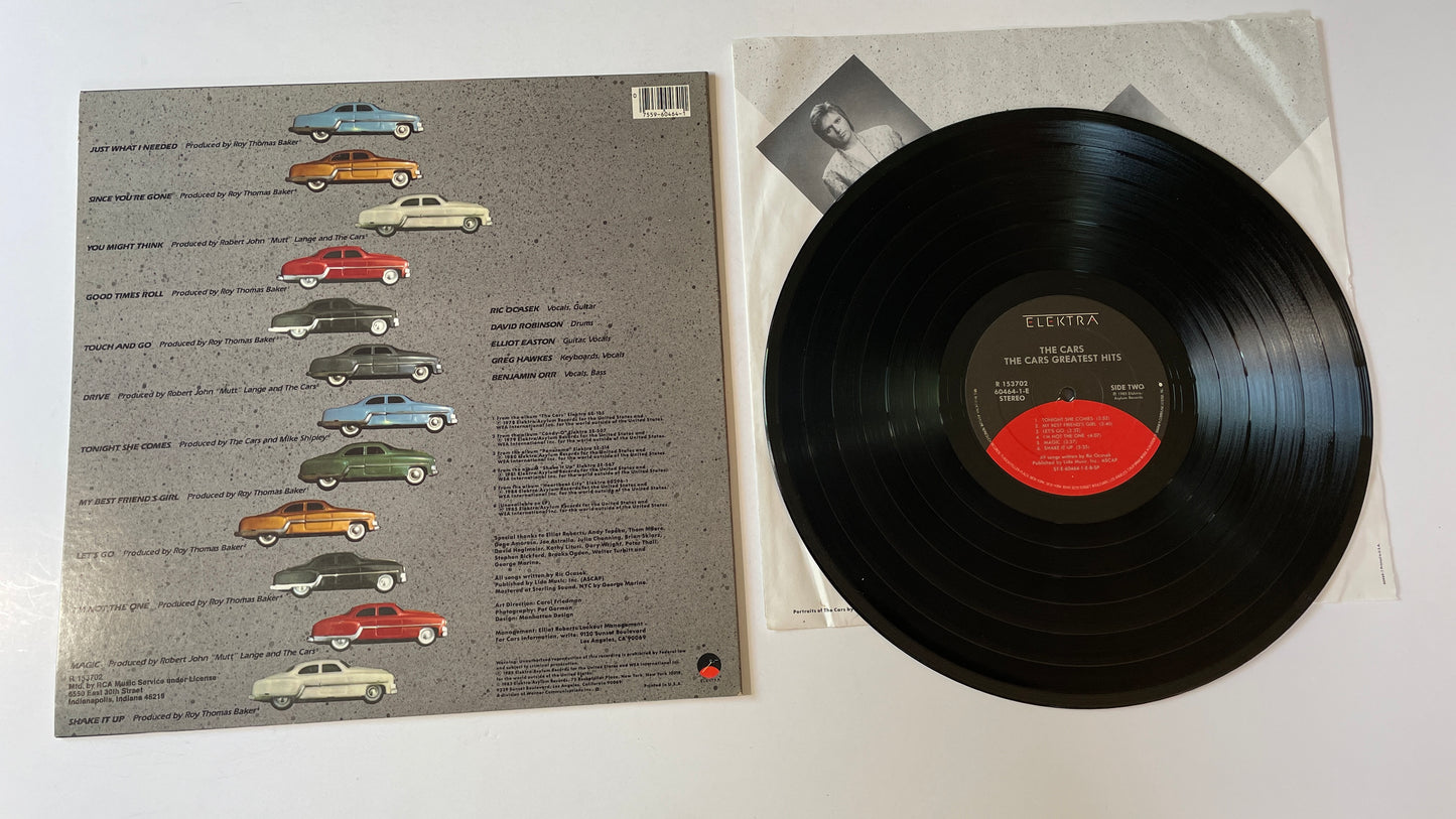 The Cars Greatest Hits Used Vinyl LP VG+\VG+