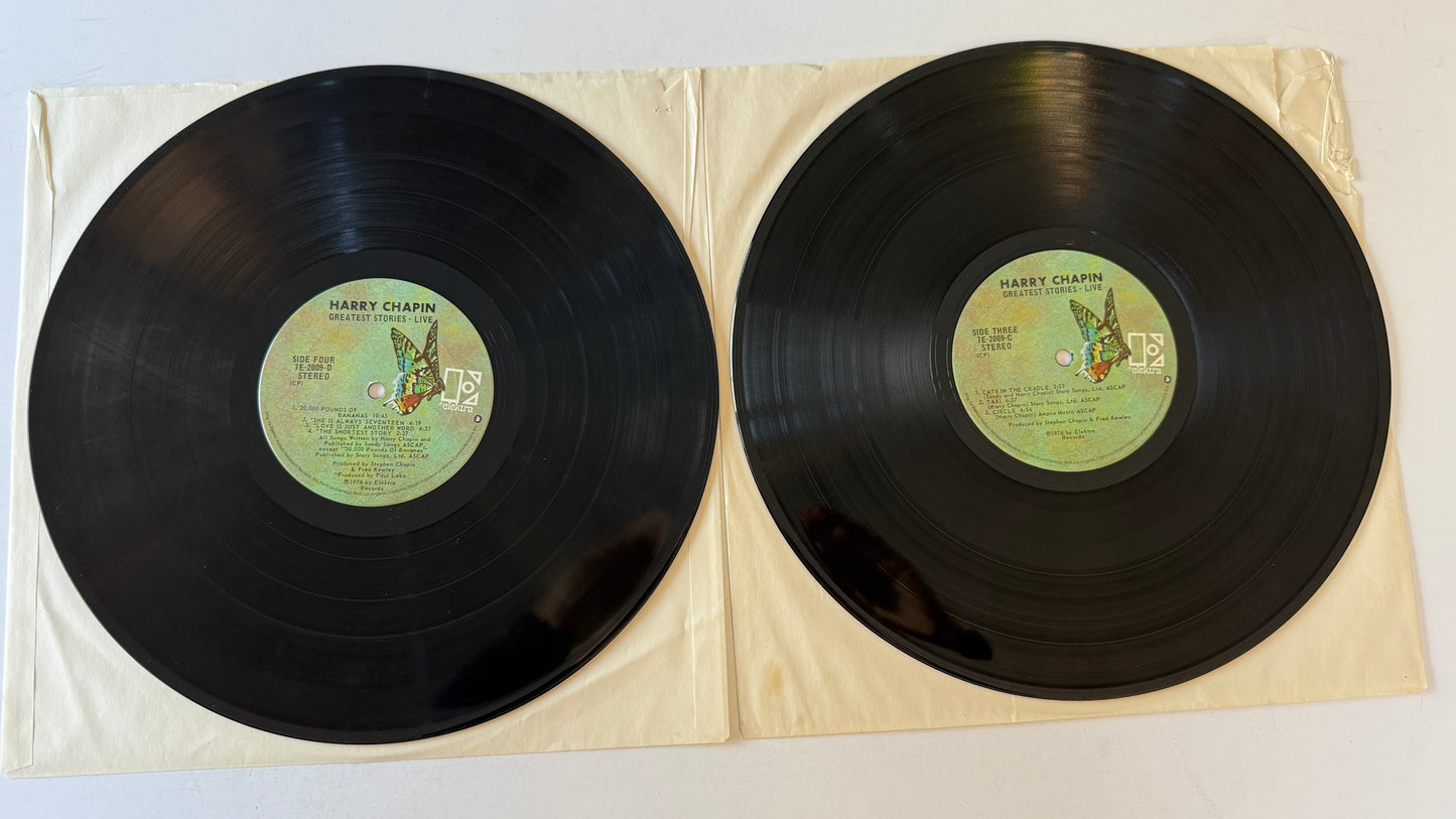 Harry Chapin Greatest Stories - Live Used Vinyl LP VG\VG