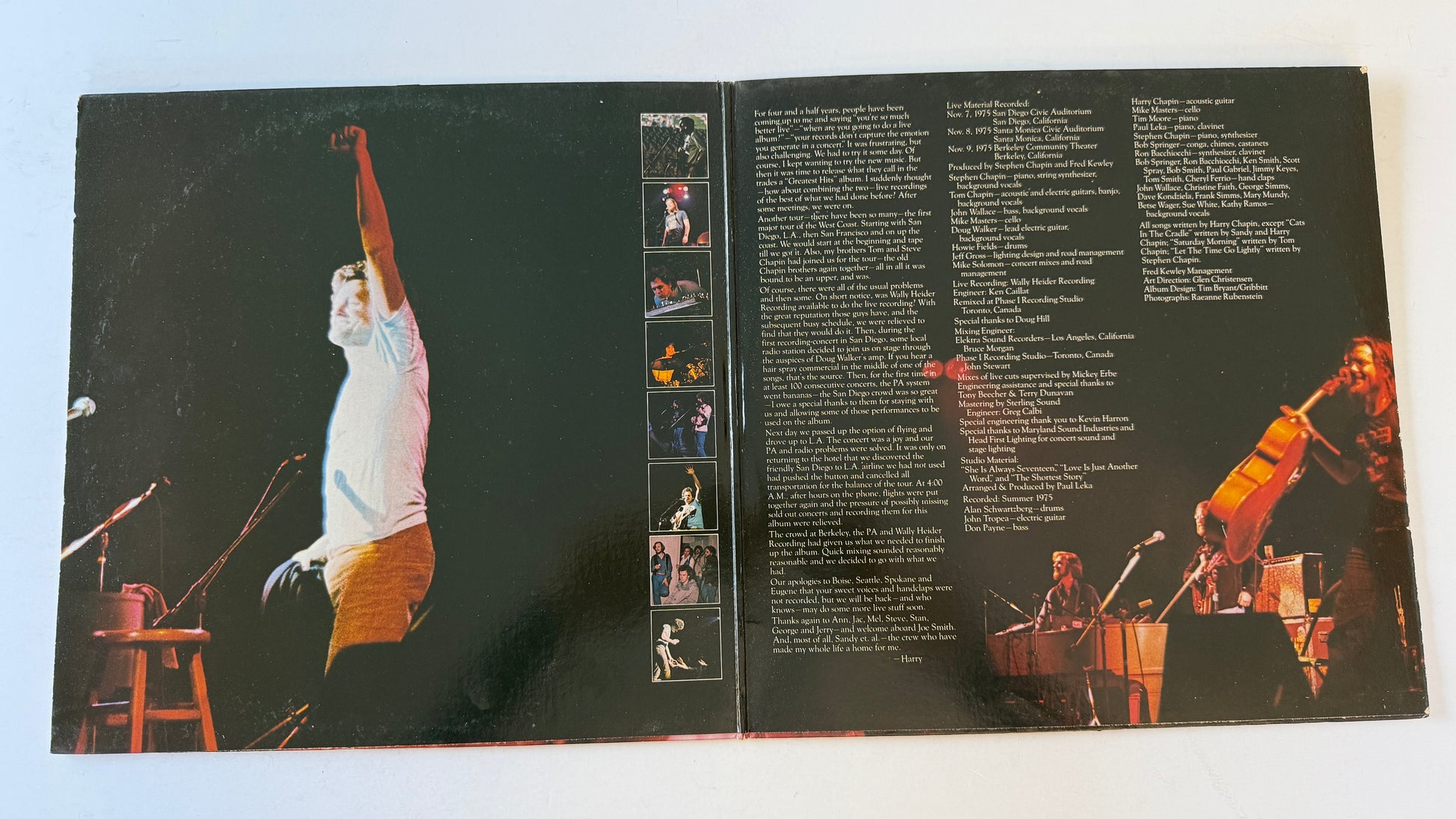 Harry Chapin Greatest Stories - Live Used Vinyl LP VG\VG