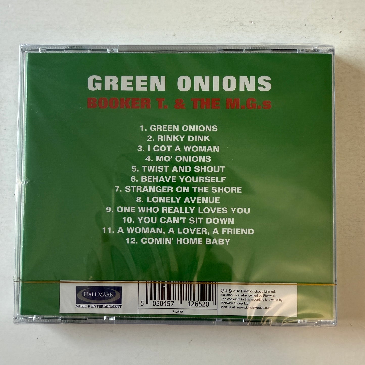 Booker T & The MG's Green Onions New Sealed CD M\VG
