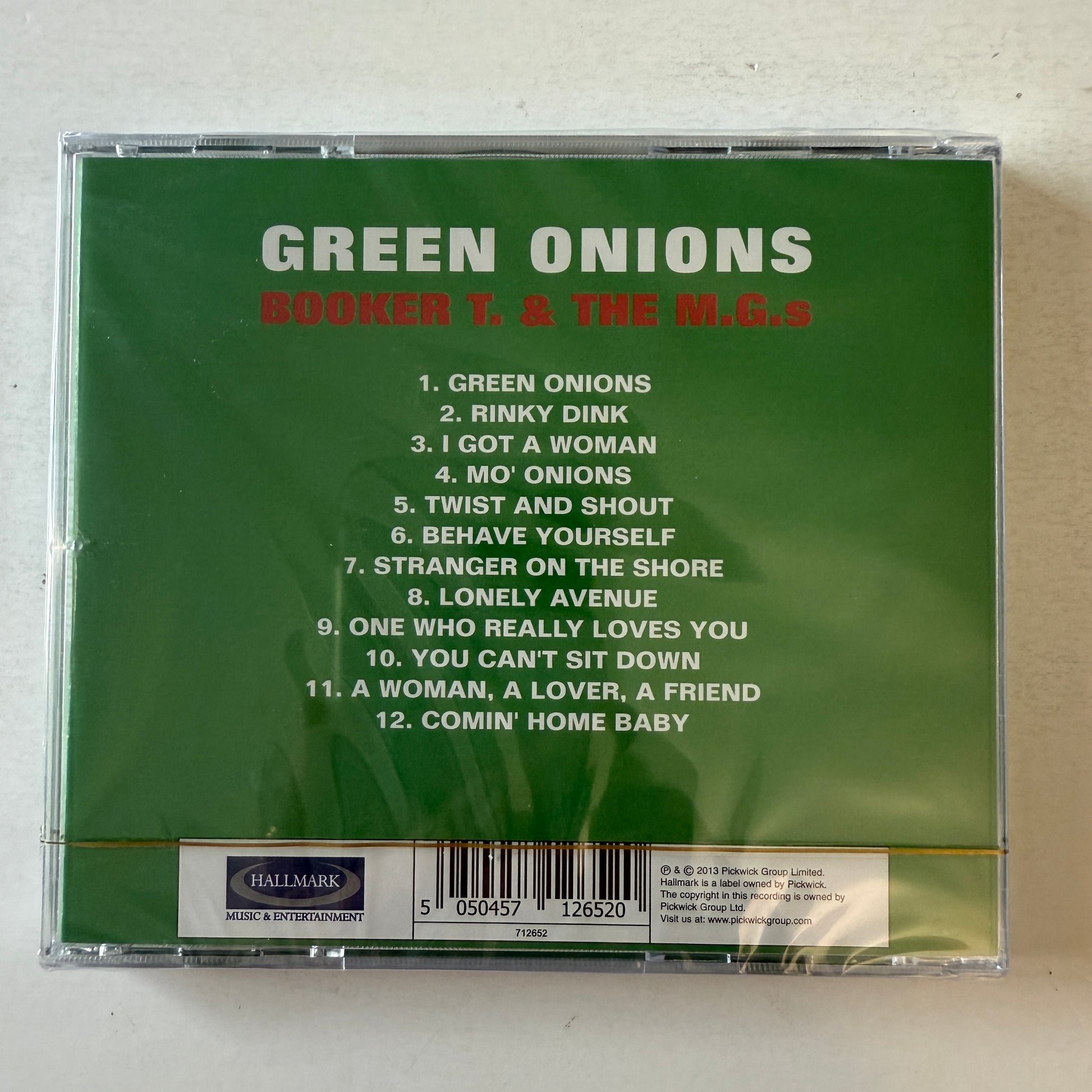 Booker T & The MG's Green Onions New Sealed CD M\VG