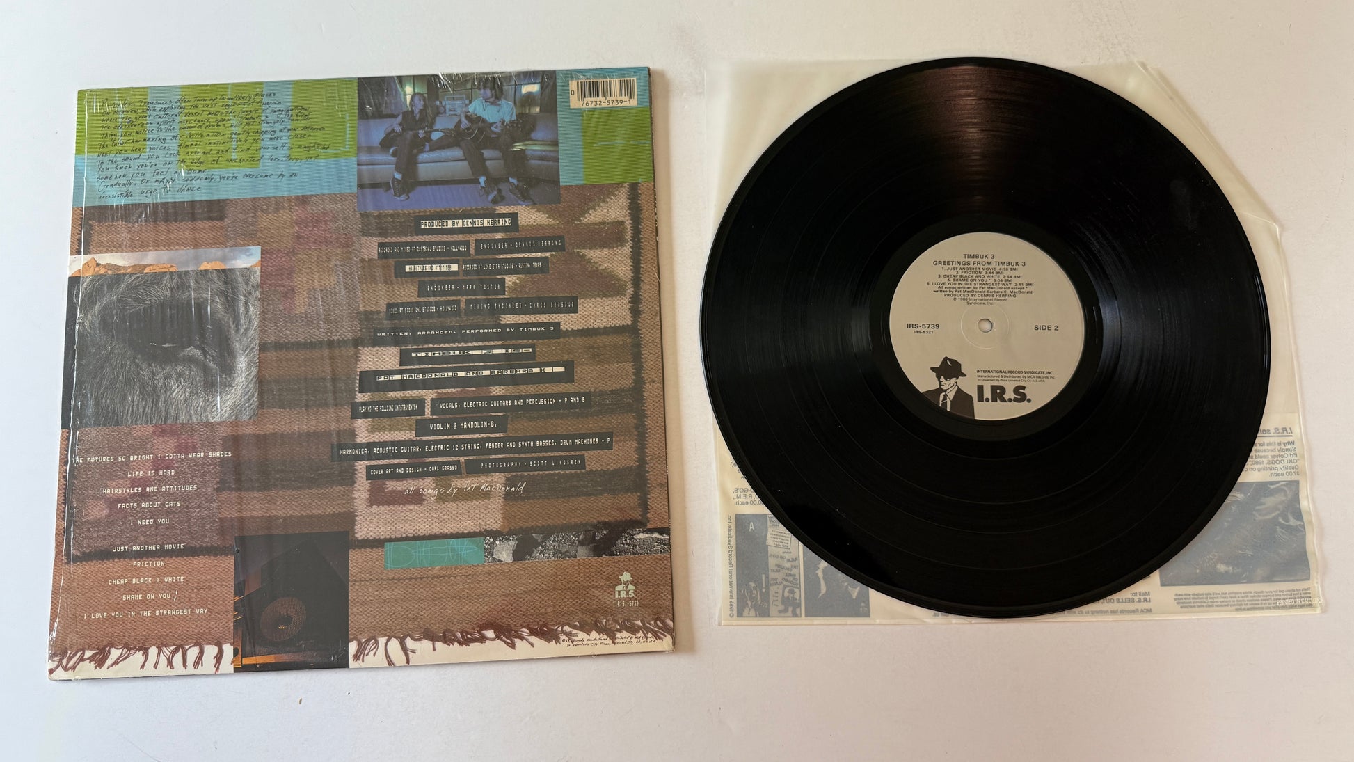 Timbuk 3 Greetings From Timbuk 3 Used Vinyl LP VG+\VG+