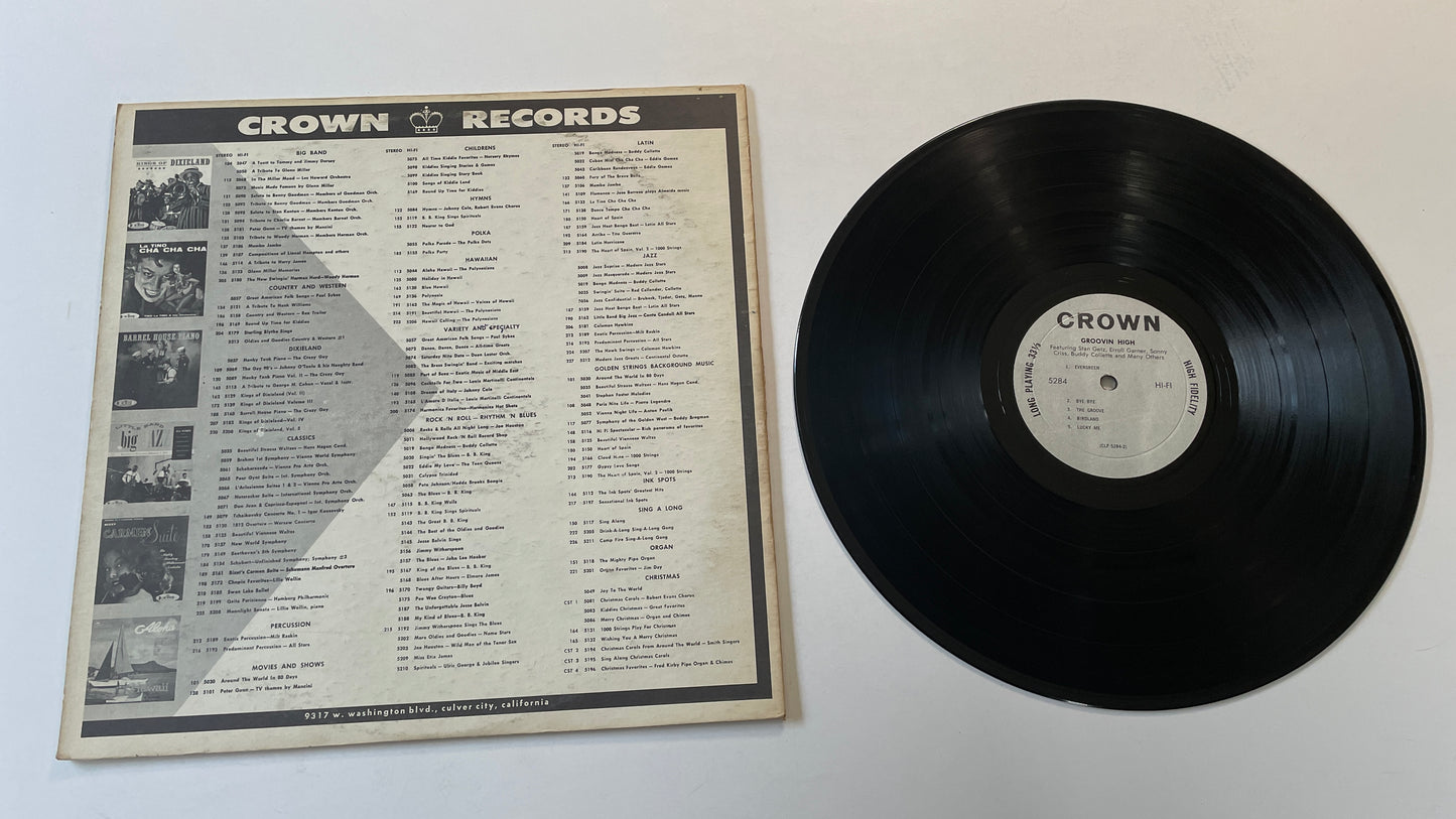 Erroll Garner, Stan Getz Groovin' High Used Vinyl LP VG+\VG