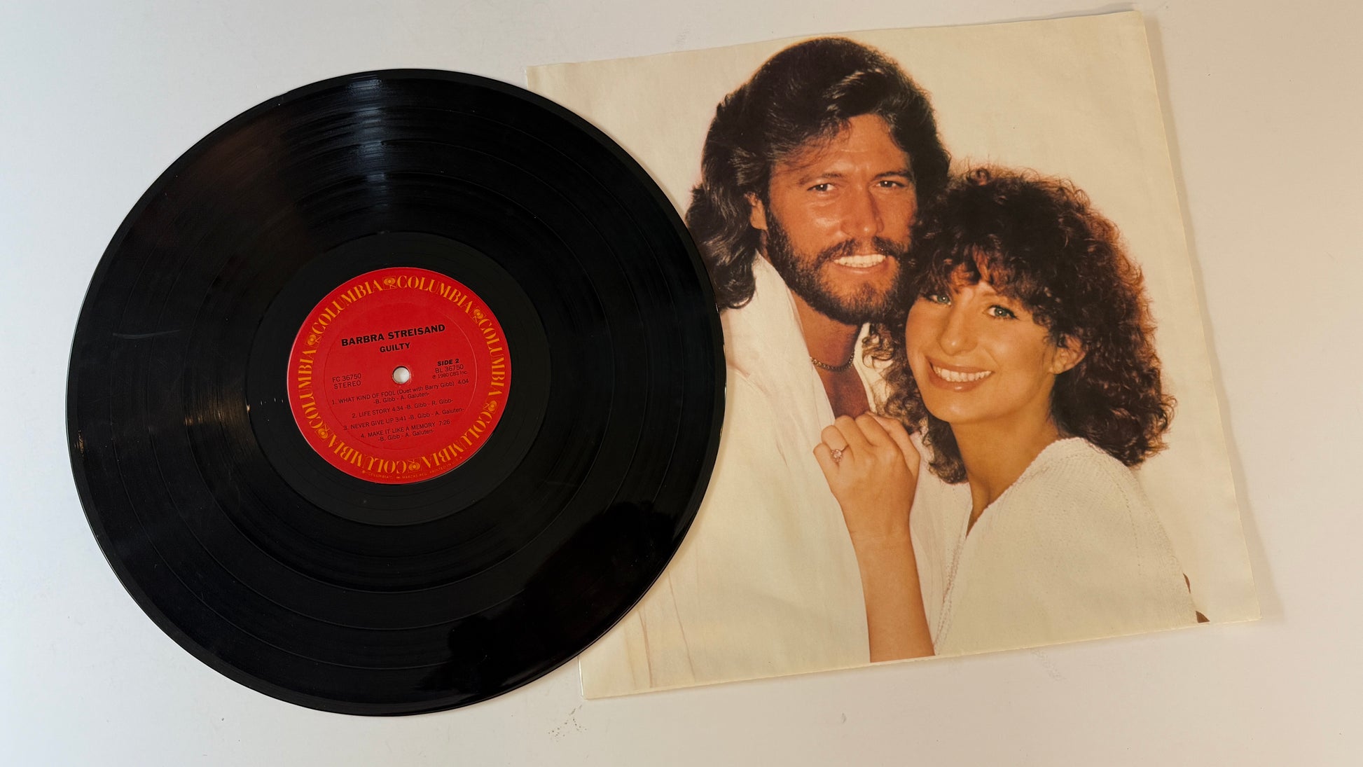 Barbra Streisand Guilty Used Vinyl LP VG\VG+