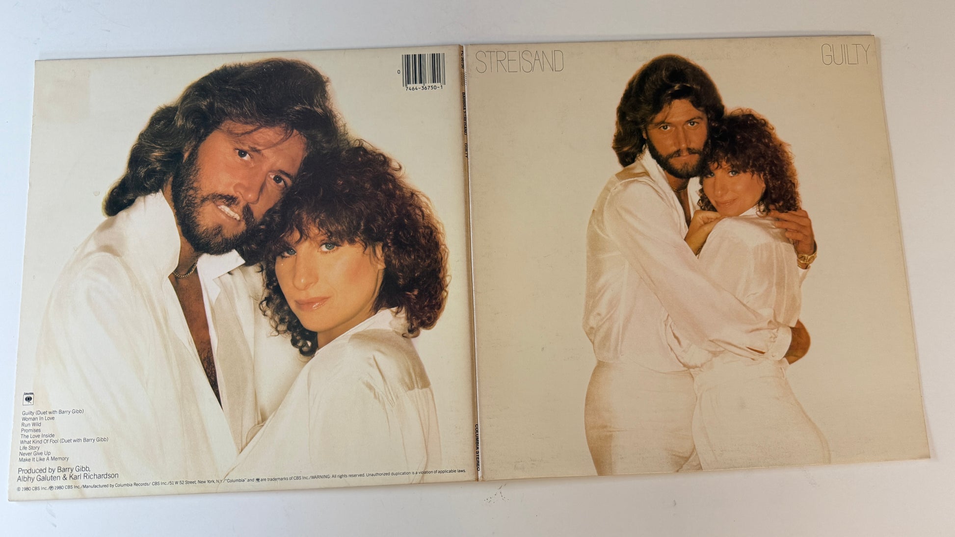 Barbra Streisand Guilty Used Vinyl LP VG\VG+