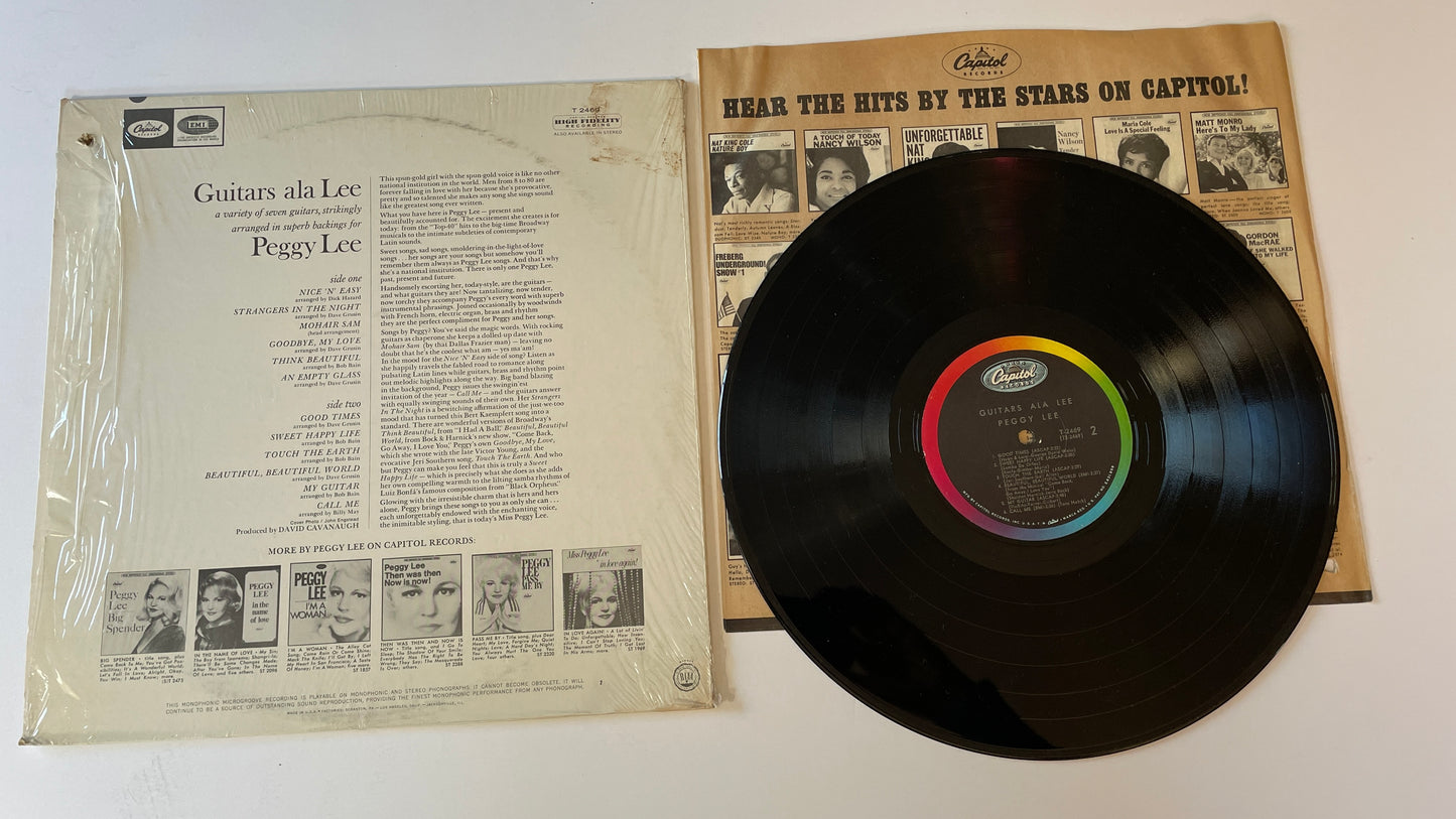 Peggy Lee Guitars Ala Lee Used Vinyl LP VG+\VG+