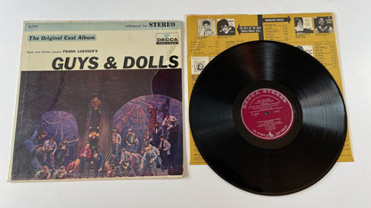 "Guys & Dolls" Original Broadway Cast, Feuer & Mar Guys & Dolls: A Musical Fable Of Broadway Used Vinyl LP VG+\VG+