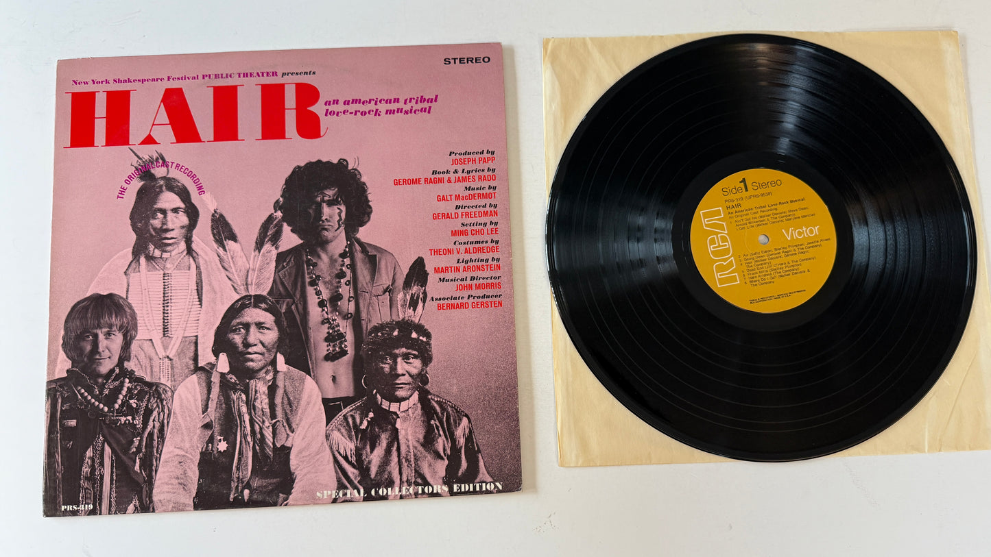 Various Hair (An American Tribal Love-Rock Musical) Used Vinyl LP VG+\VG+