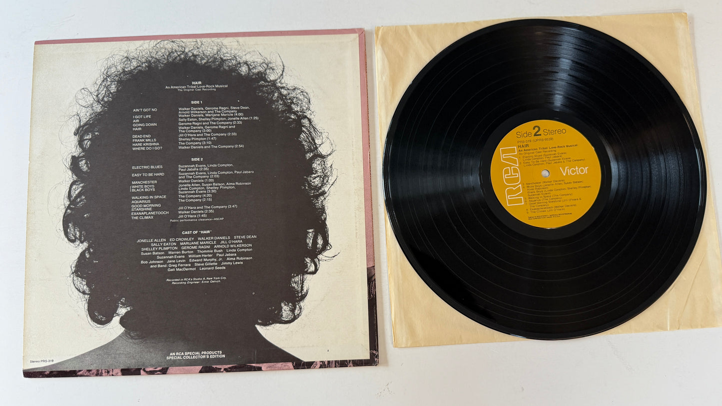 Various Hair (An American Tribal Love-Rock Musical) Used Vinyl LP VG+\VG+