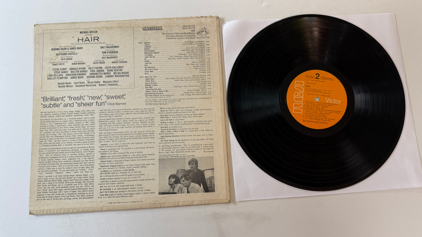 Various Hair Used Vinyl LP VG+\VG