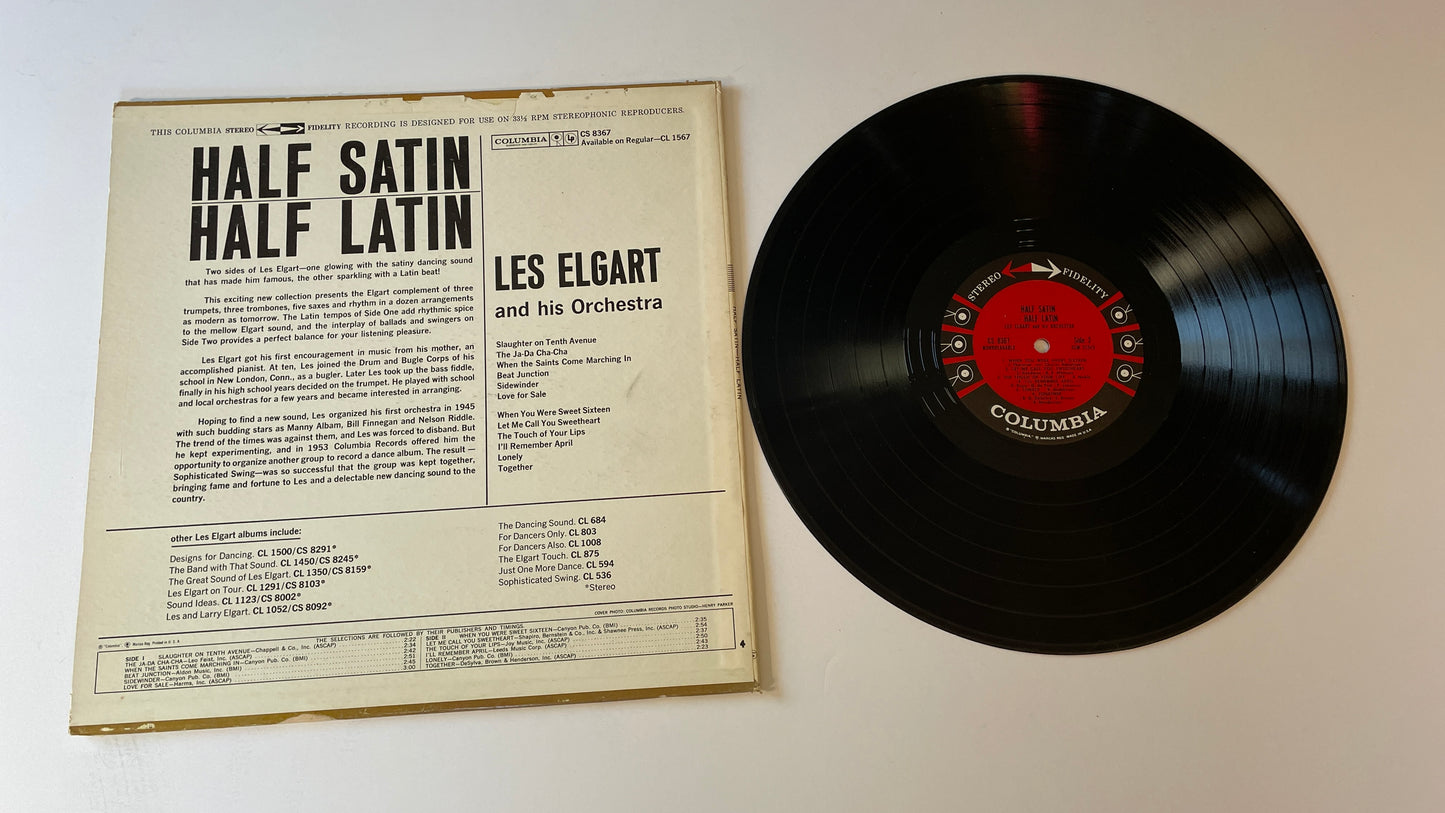Les Elgart And His Orchestra Half Satin - Half Latin Used Vinyl LP VG+\VG