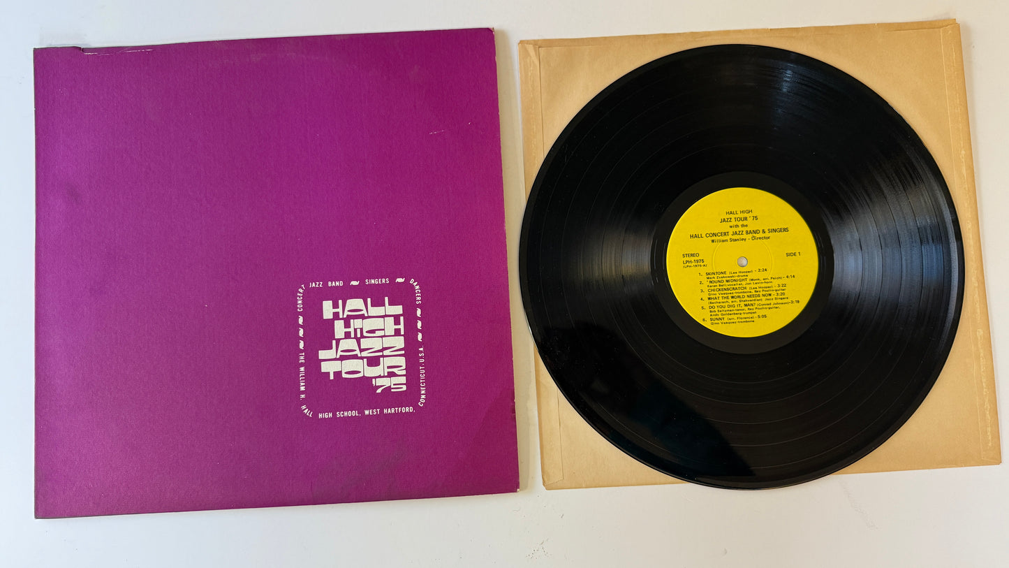 Hall High School Concert Jazz Choir And Band Hall High Jazz Tour '75 Used Vinyl LP VG+\VG